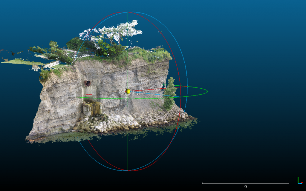 shoreline map drones